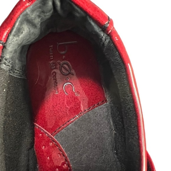 Boc Lesa Clogs Born Concept Red Patent Leather Clogs Size 9.5 - Picture 7 of 8